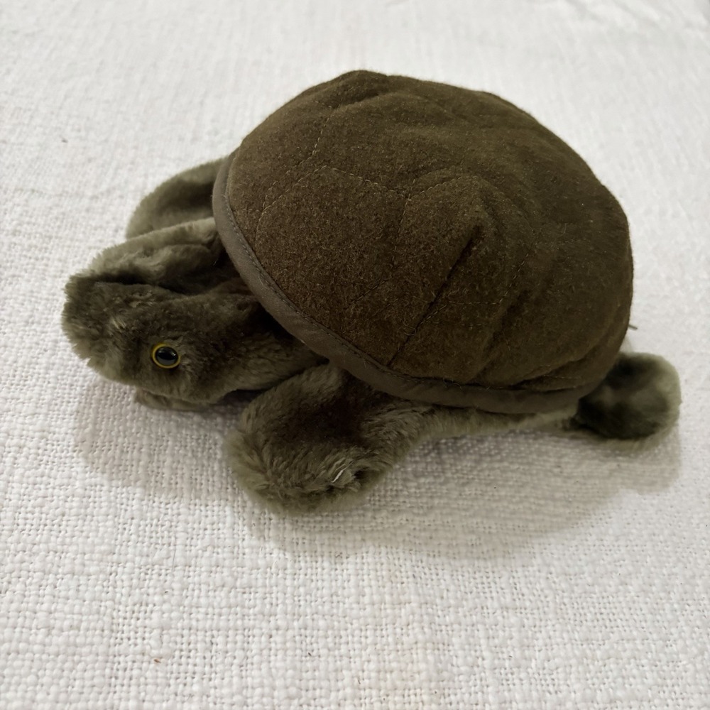 TURTLE FOLKTAILS TURTLE FOLKMANIS FURRY FOLK PUPPET PLUSH HAND PUPPET - Picture 4 of 8